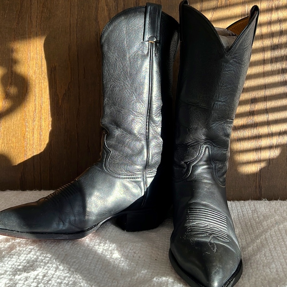 Tony Lama leather boots 8.5D - Picture 6 of 10